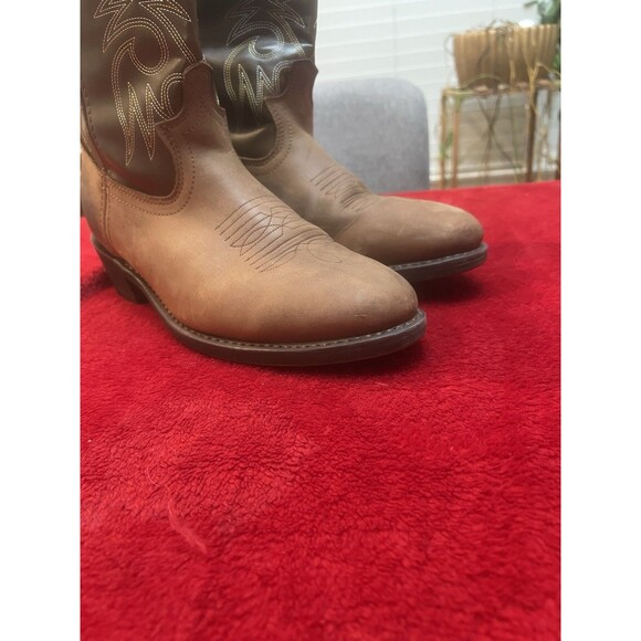 Laredo Men\'s Leather Vamp Fox 4242 Western Boots Size 8.5D main image 8